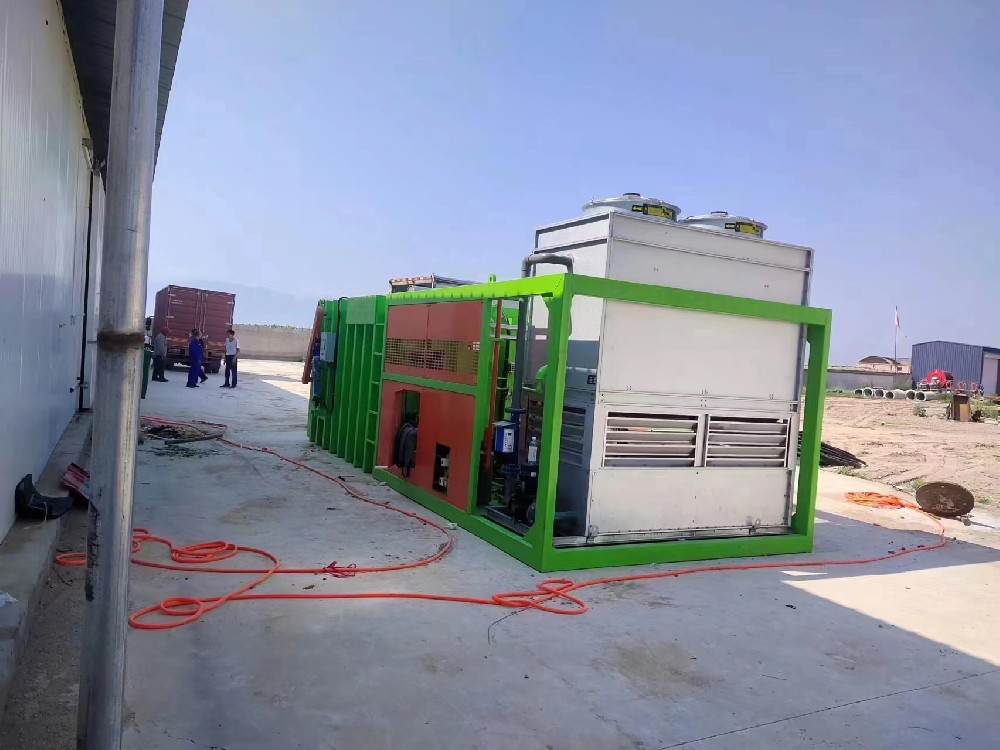 2臺處理量四卡板，量身定制型，高端果蔬真空預(yù)冷機，繼續(xù)發(fā)往山東蔬菜基地。